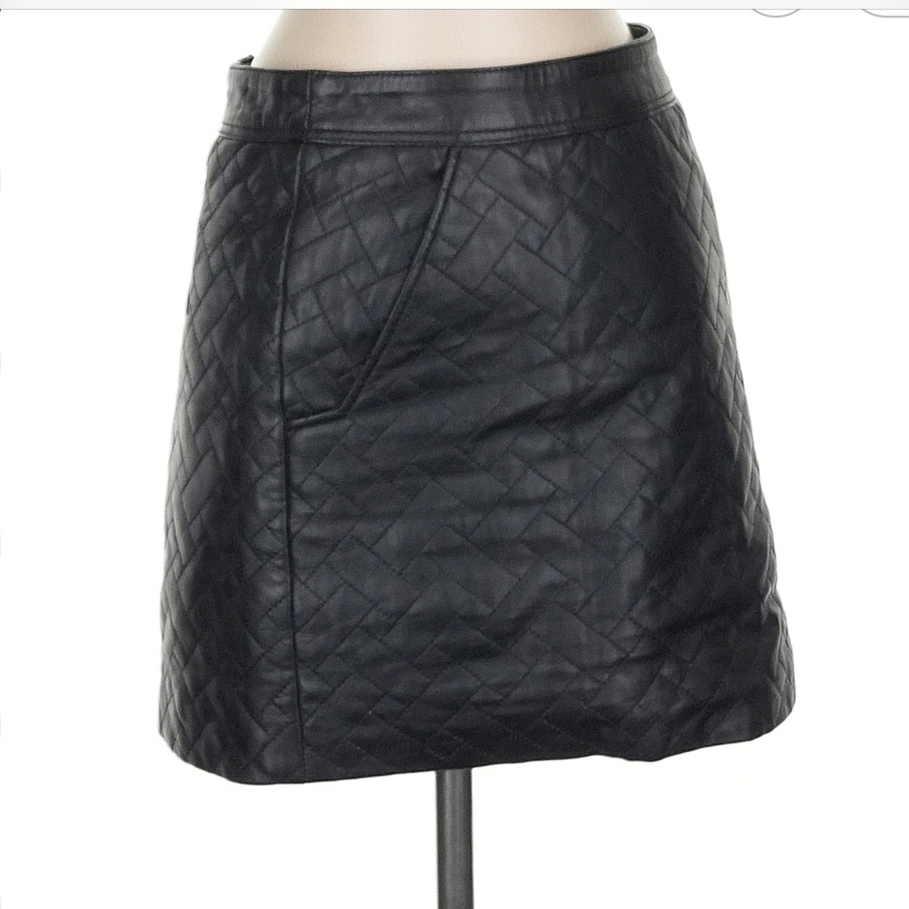 Karen Millen Leather Mini Skirt